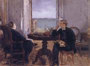 Edouard Manet Manet-s Family at home in Arachon Spain oil painting artist